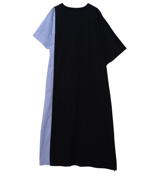 「ZUCCa」 半袖ワンピース M size ブラック レディース_画像3
