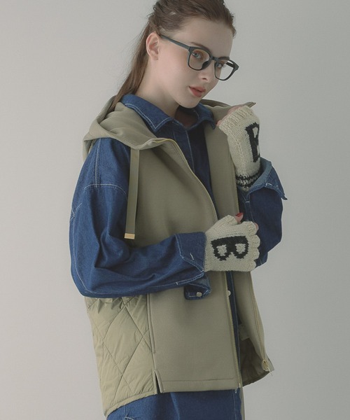 「saloon」 ベスト FREE ブラック レディース_画像3