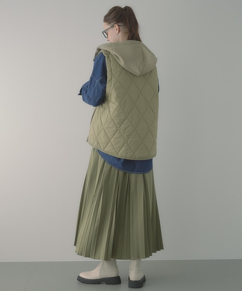 「saloon」 ベスト FREE ブラック レディース_画像8