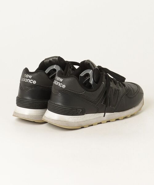 「New Balance」 ローカットスニーカー 23.5cm ブラック レディース_画像2