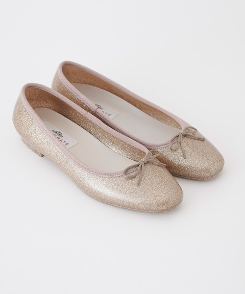 「TEMPERATE」 フラットパンプス 39 シルバー レディース_画像4