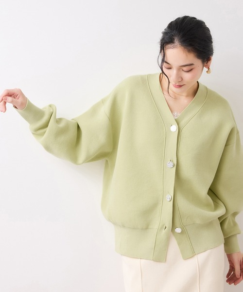 VALENTINOデイジーカーディガンSビスコースジャージー VALENTINOデイジーカーディガンSビスコースジャージー VALENTINO