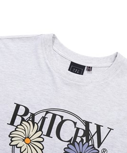「ROMANTIC CROWN」 半袖Tシャツ MEDIUM ライトグレー レディース_画像6