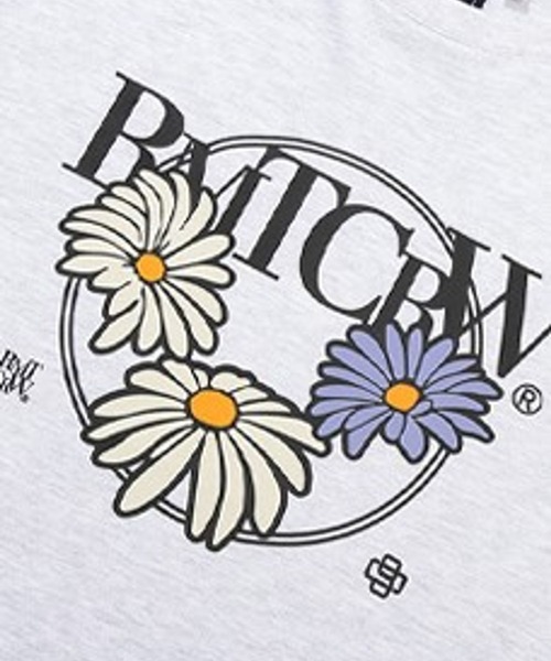 「ROMANTIC CROWN」 半袖Tシャツ MEDIUM ライトグレー レディース_画像8