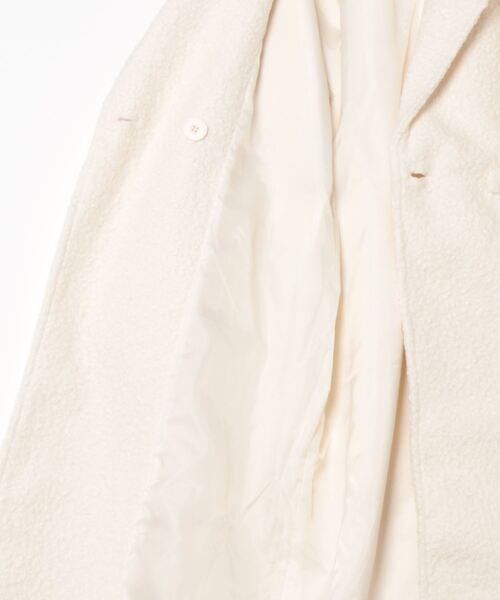 「EATME」 チェスターコート FREE ホワイト レディース_画像3