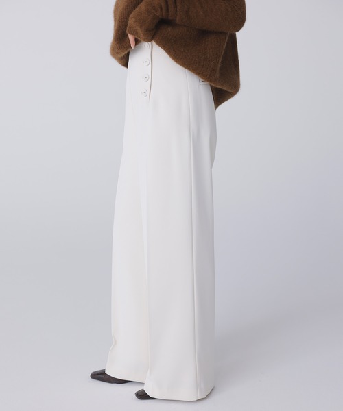 「anuans」 パンツ MEDIUM ホワイト系その他 レディース_画像2