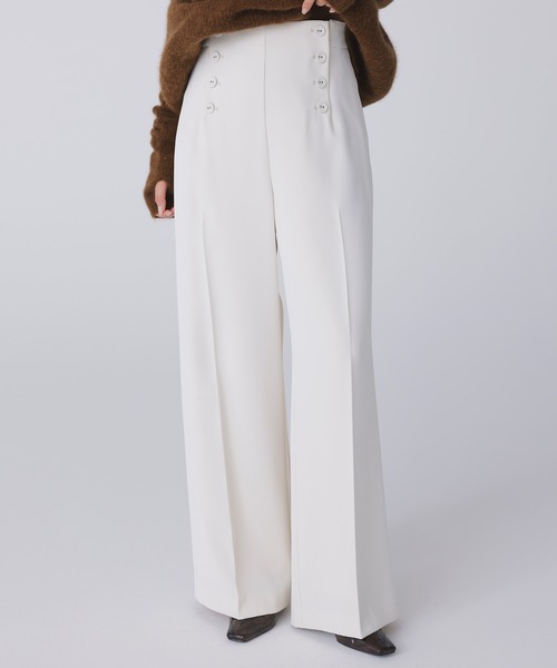 「anuans」 パンツ MEDIUM ホワイト系その他 レディース_画像4