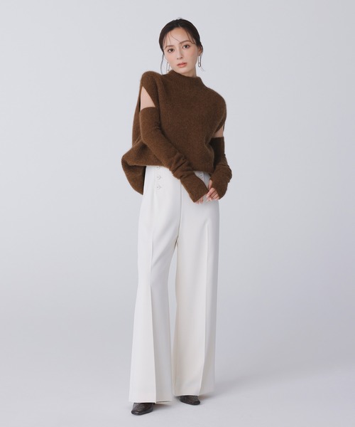 「anuans」 パンツ MEDIUM ホワイト系その他 レディース_画像7