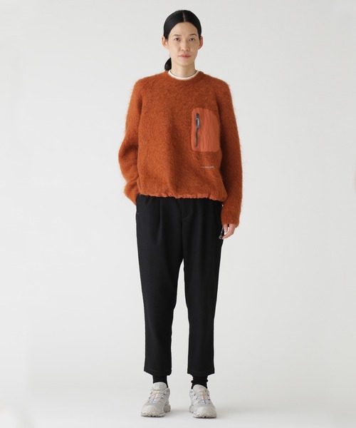 「and wander」 長袖ニット XX-LARGE ブラック メンズ_画像7