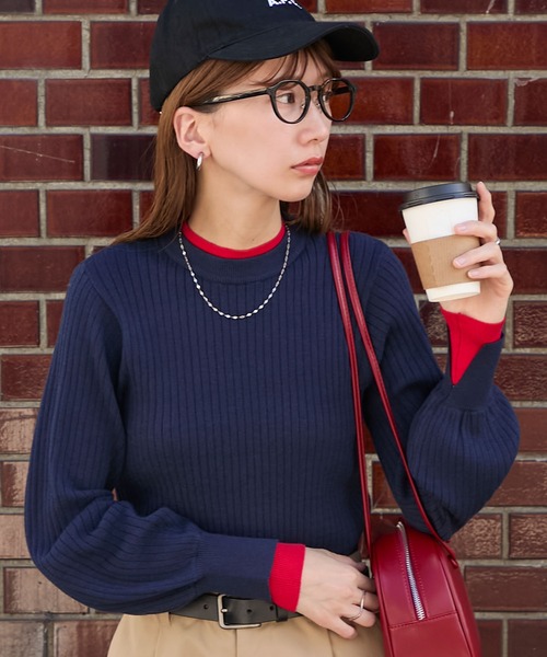 「BONLECILL」 長袖カットソー M ホワイト レディース_画像6