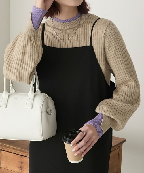 「BONLECILL」 長袖カットソー M ホワイト レディース_画像10