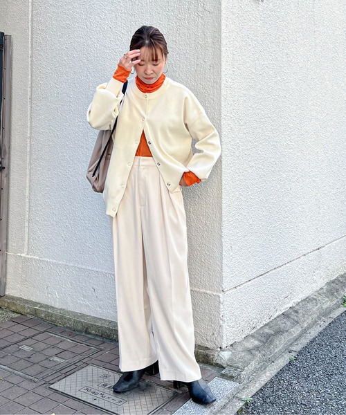 「feepur」 パンツ SMALL アイボリー レディース_画像6