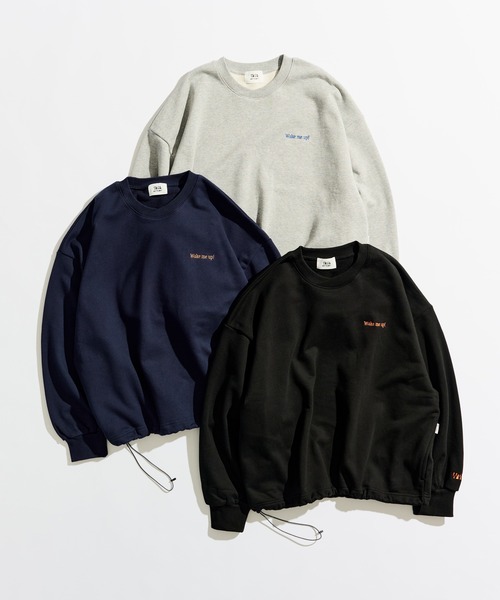 「WETTEMPT」 スウェットカットソー MEDIUM ブラック メンズ_画像5