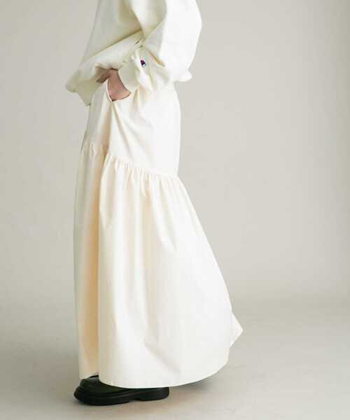 「KBF」 フレアスカート ONE ブルー レディース_画像3