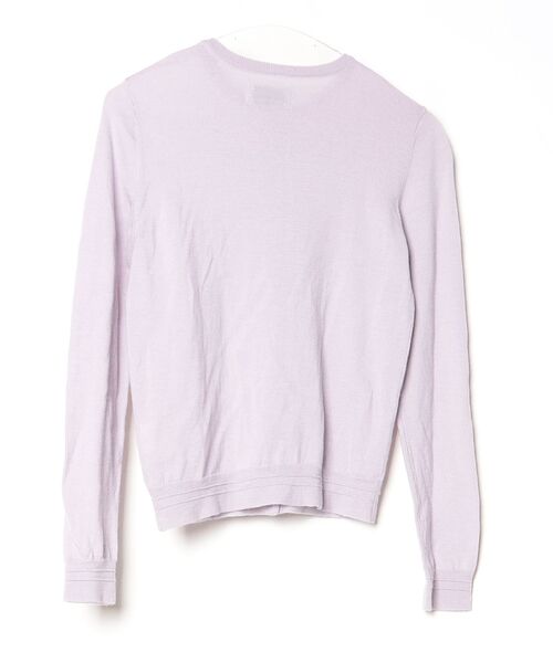 「Ebonyivory」 ニットカーディガン FREE パープル レディース_画像2