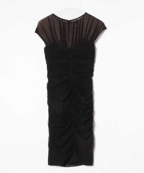 「Tadashi Shoji 」 ノースリーブワンピース XX-SMALL ブラック レディースの画像