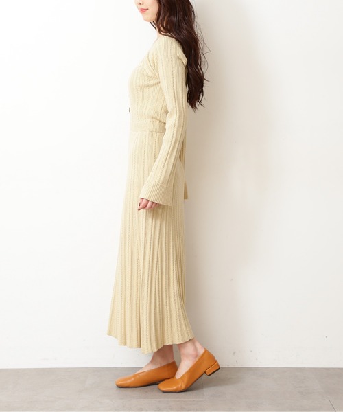 「FREE'S MART」 ニットワンピース FREE ベージュ レディース_画像9
