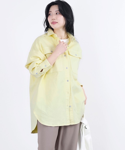 【Healthy denim/ヘルシーデニム】SP DENIM BIG シャツ plage（プラージュ）の「【Healthy denim/ヘルシーデニム】SP DENIM