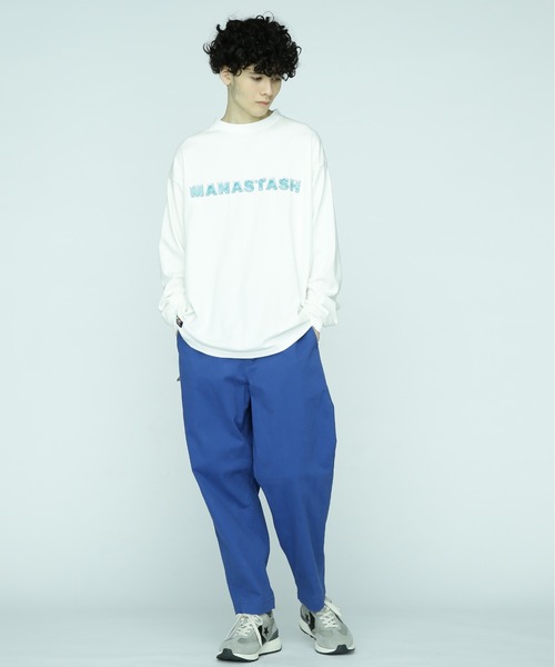 「MANASTASH」 イージーパンツ X-LARGE ブルー メンズ_画像7