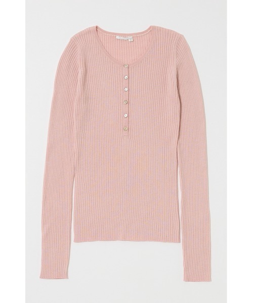 MOUSSY（マウジー） ニット セーター 「26年SS新作」CALM TOUCH HENRY