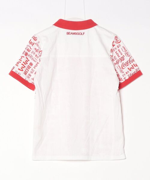 ビームス ゴルフ　ポロシャツ　M　BEAMS GOLF×コカ・コーラ BEAMS GOLF（ビームス ゴルフ） 半袖ポロシャツ「Coca Colaコラボ