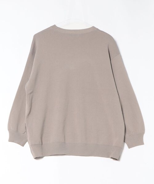 マチャット サイドボタンニット セーター プルオーバー 長袖 モカ MARY QUANT（マリークヮント） ニット セーター マリークワント サイド