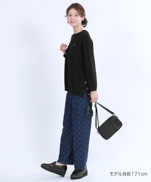 machatt マチャット サイドボタンニットプルオーバー MARY QUANT（マリークヮント） ニット セーター マリークワント サイド