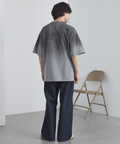 KANGOL（カンゴール） tシャツ 別注 ワンポイントロゴ刺繍 スプレー