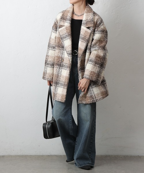 「COLONY 2139」 テーラードジャケット FREE モカ レディース_画像8