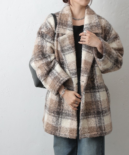 「COLONY 2139」 テーラードジャケット FREE モカ レディース_画像9