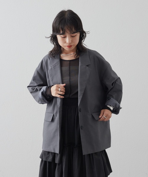 「COLONY 2139」 テーラードジャケット FREE グレー レディース_画像2
