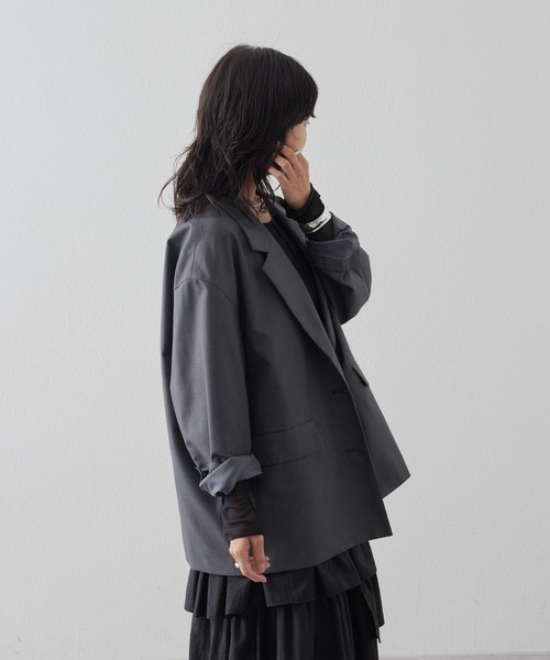 「COLONY 2139」 テーラードジャケット FREE グレー レディース_画像4