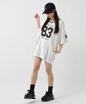 ワンピース フットボールミニワンピース キッズ...の詳細画像2