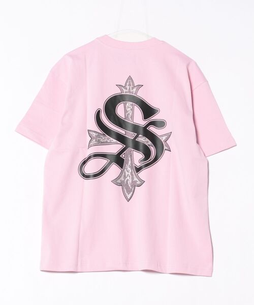 新品　ピンクロゴ　トップス　Sサイズ　ジャザサイズ SUPPLIER（サプライヤー） tシャツ SUPPLIER/サプライヤー/Tribal