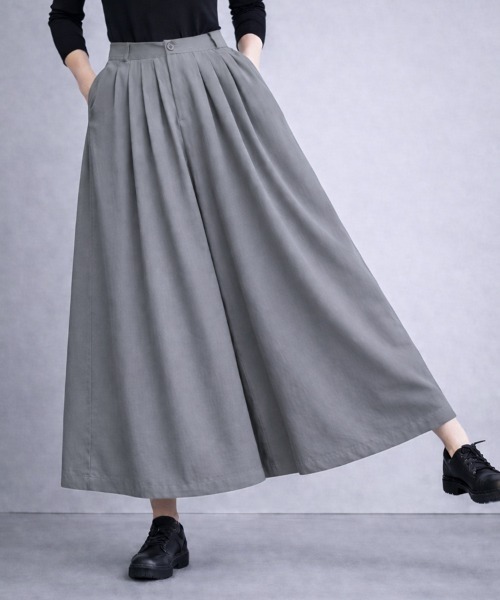 「SallyLunn」 スラックス MEDIUM ブラック レディース_画像5