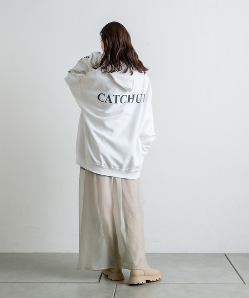 「mystic」 プルオーバーパーカー FREE グレー レディース_画像2