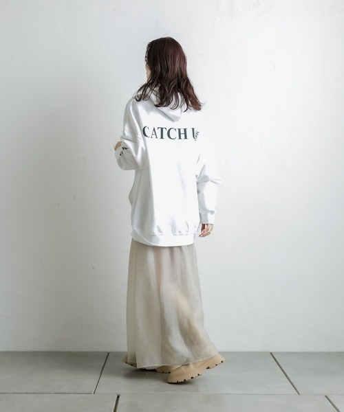 「mystic」 プルオーバーパーカー FREE グレー レディース_画像7