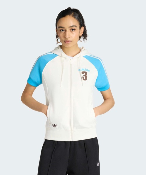 adidas（アディダス） ジャージ W VIN SUPERSTAR SS TT フード付き