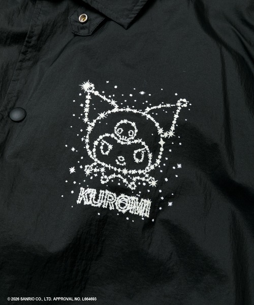 ブルゾン ジャンバー ビューティフルピープル beautiful people MY MELODY＆KUROMI nylon rip coach jkの画像
