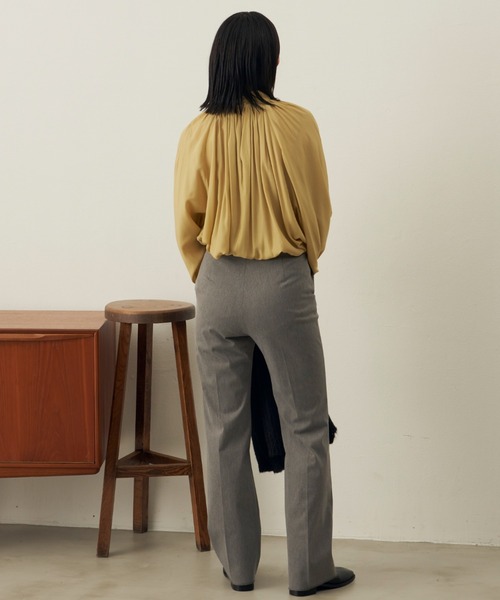 「Aunt Marie's」 長袖ブラウス FREE イエロー レディース_画像8