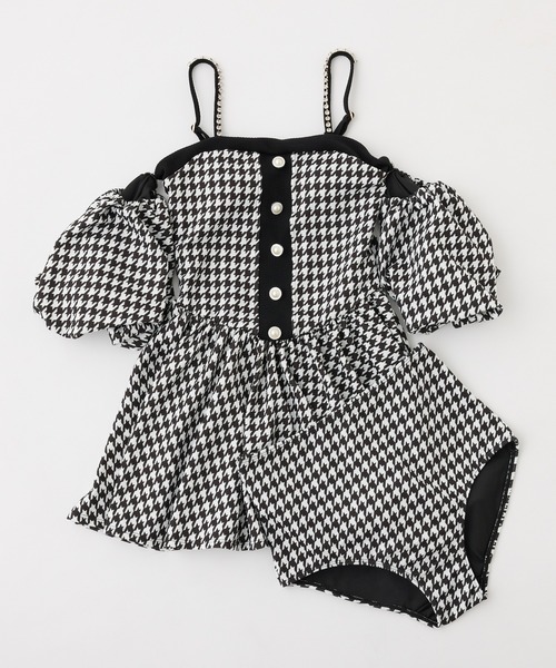one after another NICE CLAUP 水着 オフショルミニワンピースswimwear