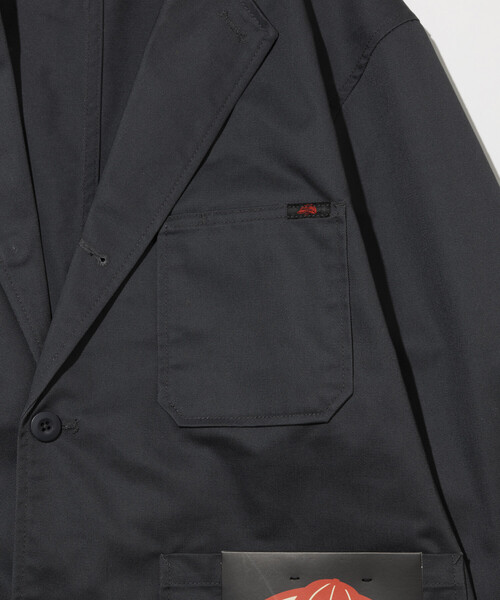 「RED KAP」 ジャケット LARGE チャコールグレー メンズ_画像4