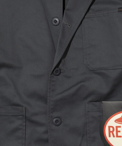 「RED KAP」 ジャケット LARGE チャコールグレー メンズ_画像7