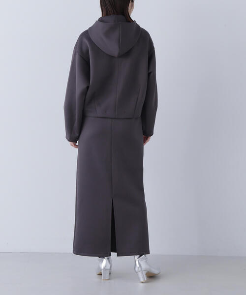 「NATURAL BEAUTY BASIC」 セットアップ MEDIUM グレー レディースの画像