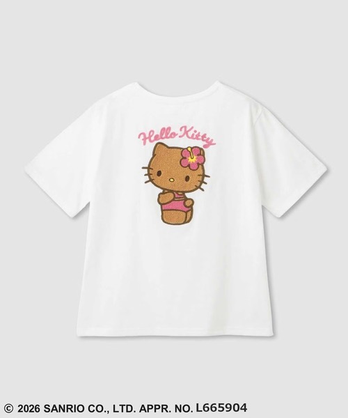 tシャツ 「Sanrio/サンリオ」別注 日焼けキャラクター サガラ刺繍