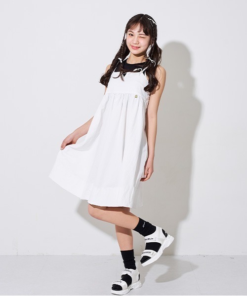 「by LOVEiT」 「KIDS」フラットサンダル 24cm ブラック キッズ_画像2