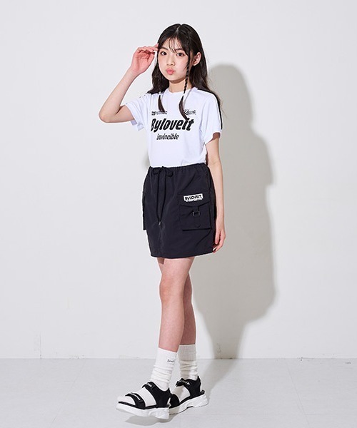 「by LOVEiT」 「KIDS」フラットサンダル 24cm ブラック キッズ_画像3