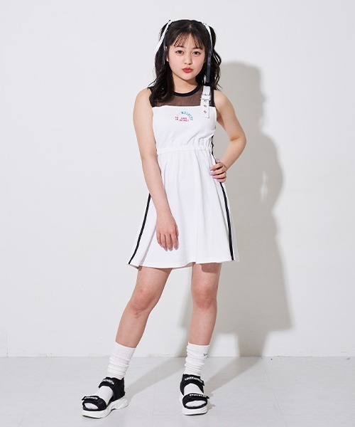 「by LOVEiT」 「KIDS」フラットサンダル 24cm ブラック キッズ_画像4