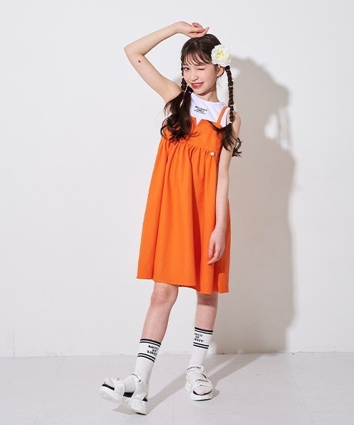 「by LOVEiT」 「KIDS」フラットサンダル 24cm ブラック キッズ_画像6