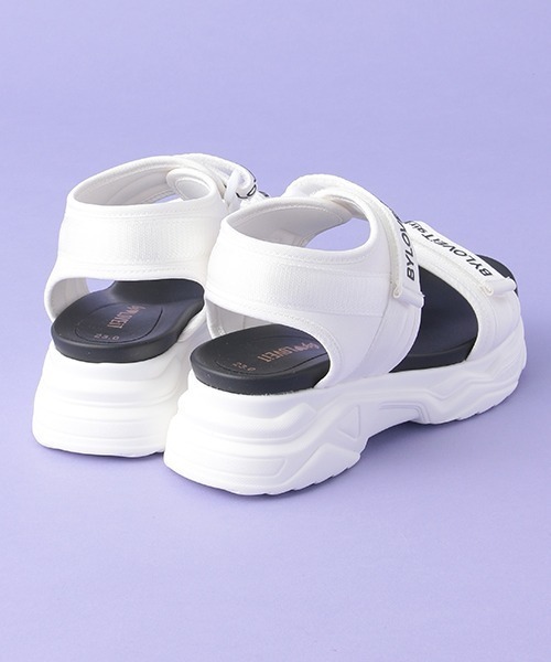 「by LOVEiT」 「KIDS」フラットサンダル 24cm ブラック キッズ_画像9